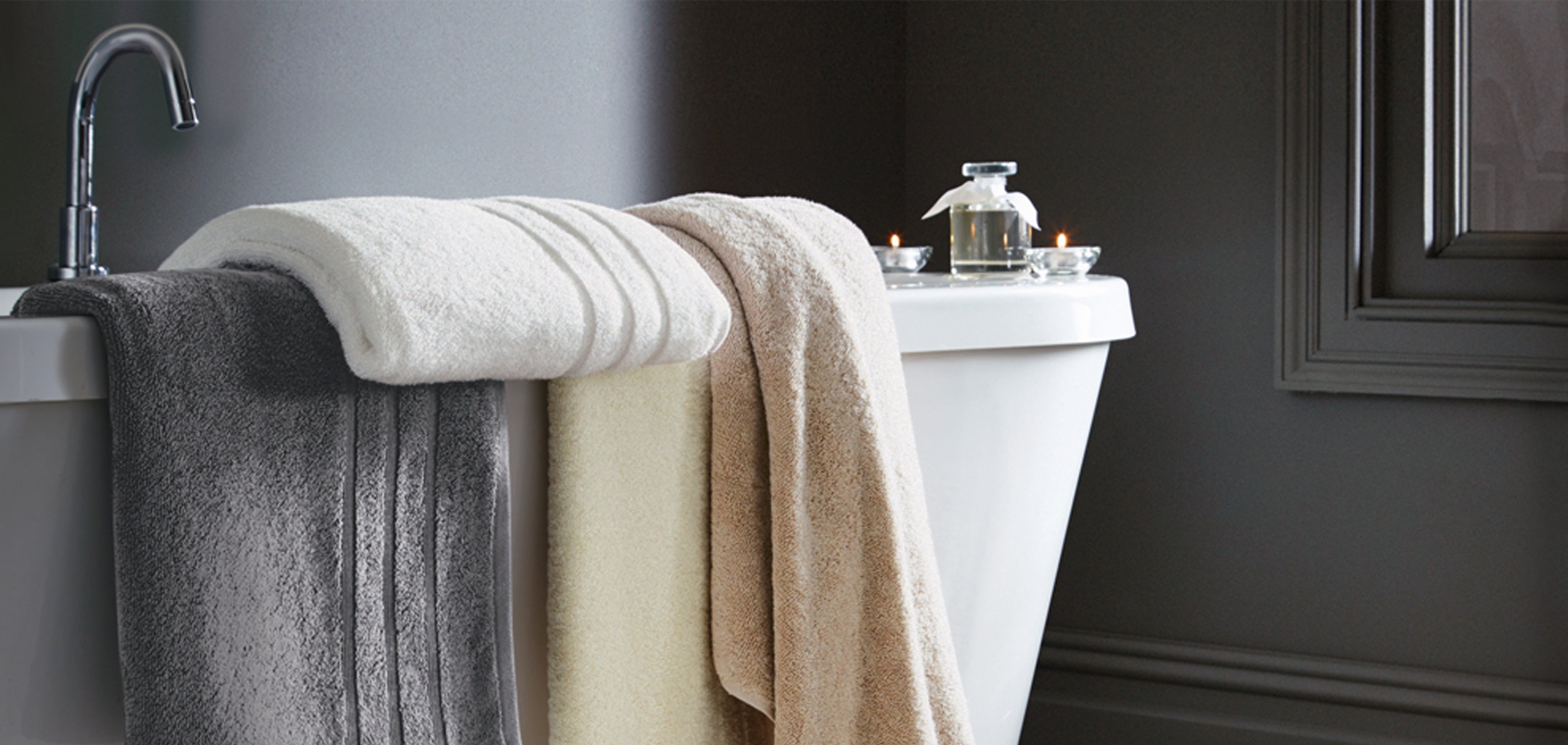 bath sheets and extra large bath towels.