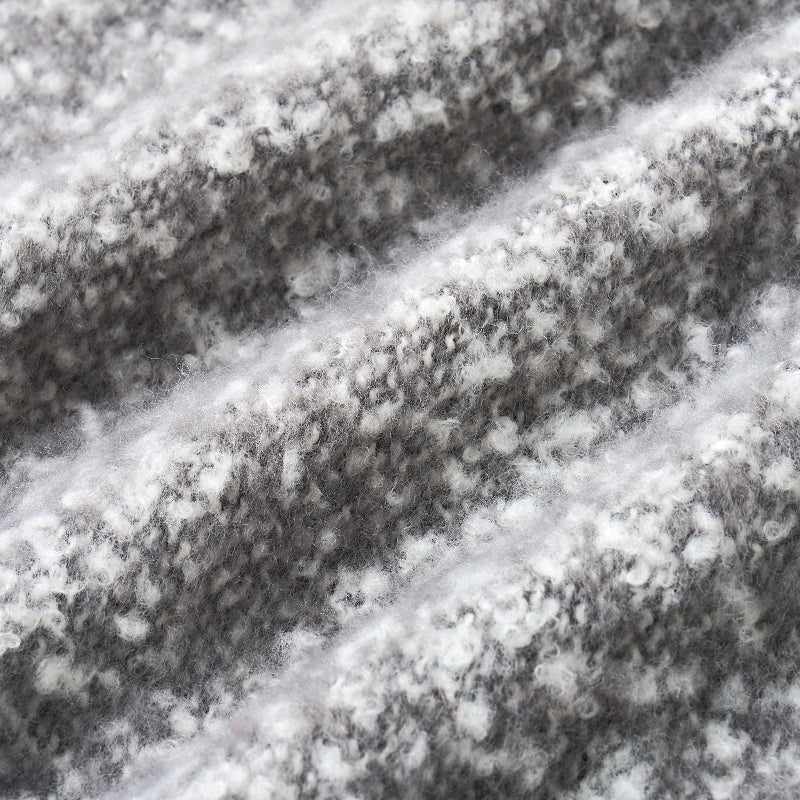Faux mohair blanket in graphite grey, super soft.