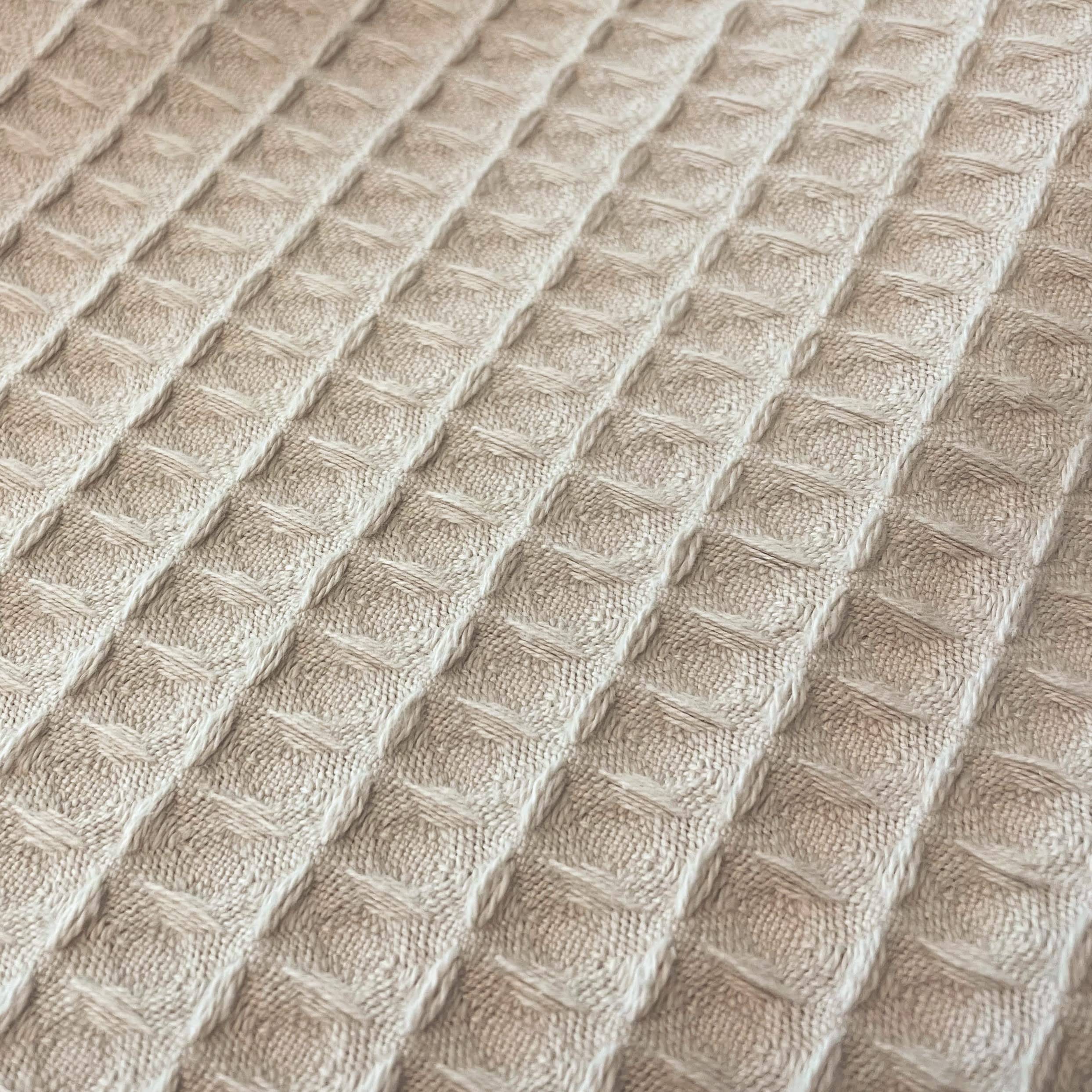 Hotel Waffle Cushion Covers - Two Pack
