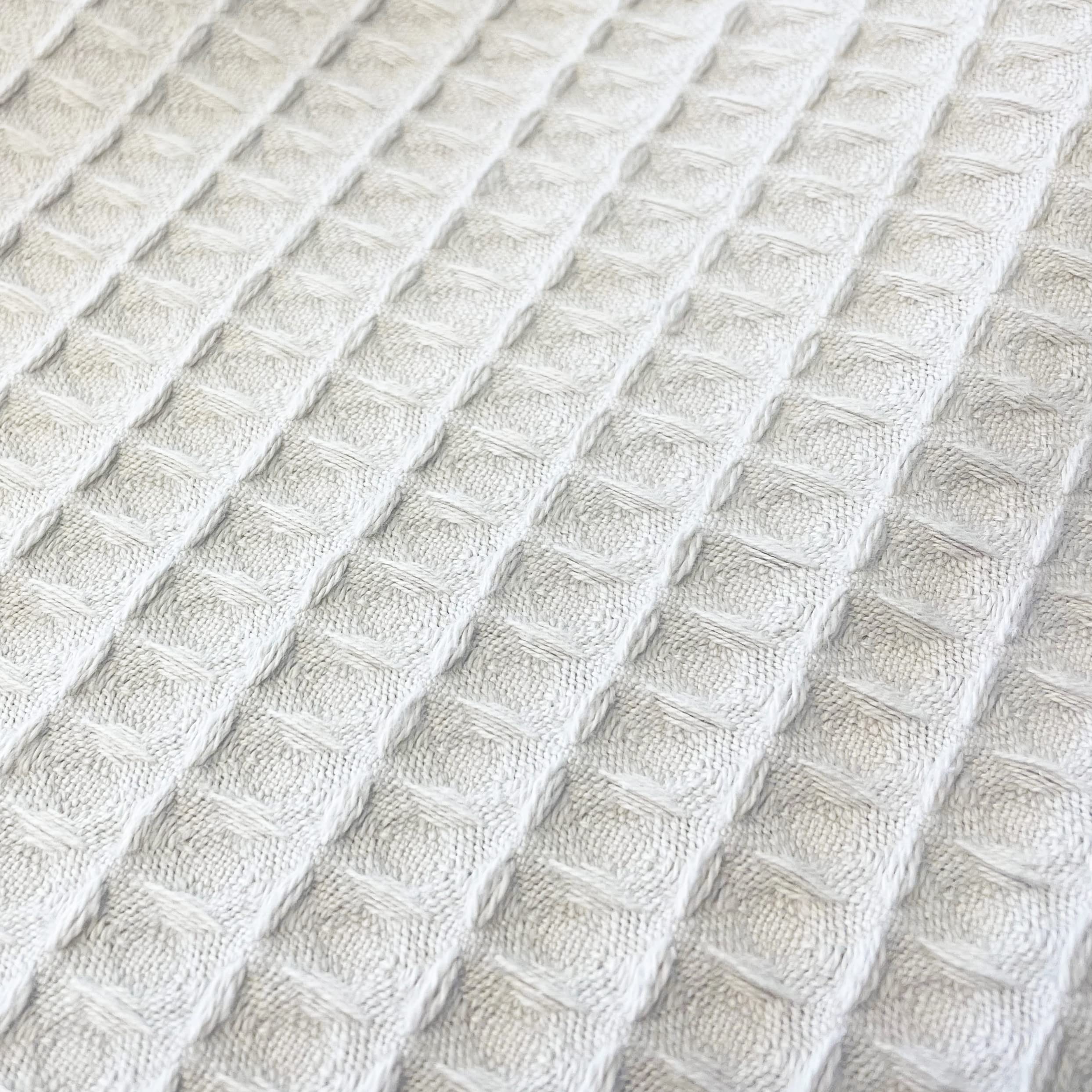 Hotel Waffle Cushion Covers - Two Pack