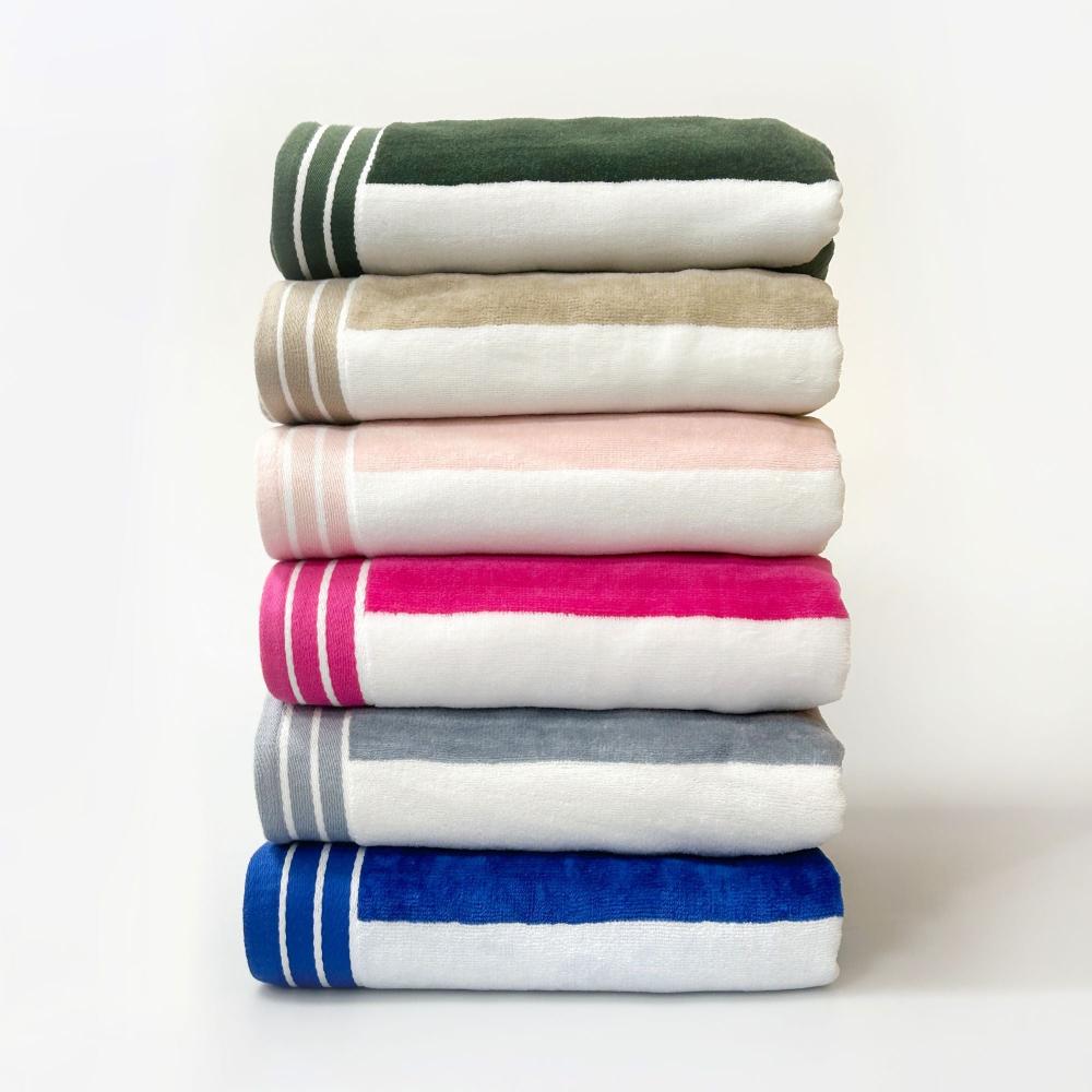 Striped cabana beach towels, xl size