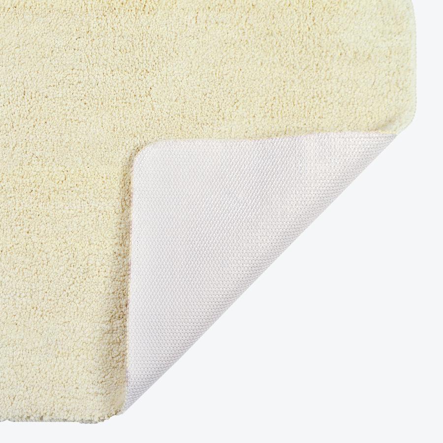 Beige Microfibre Bath Mat - Non-slip Bathroom Rug