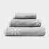 Marrakesh Patterned Floral Towels in Dove Grey