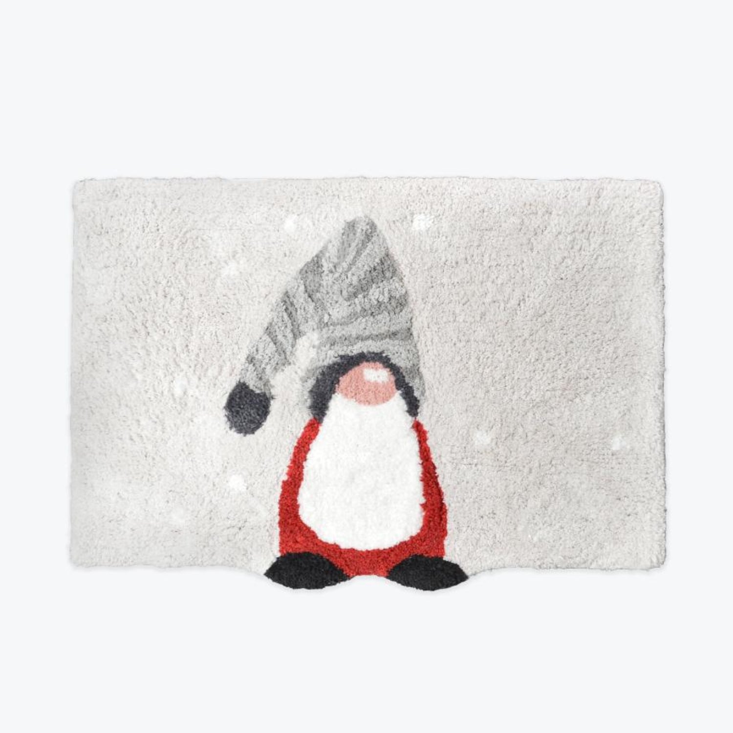Grey Gonk Bath Mat - Festive Christmas Rug for the home and bathroom.