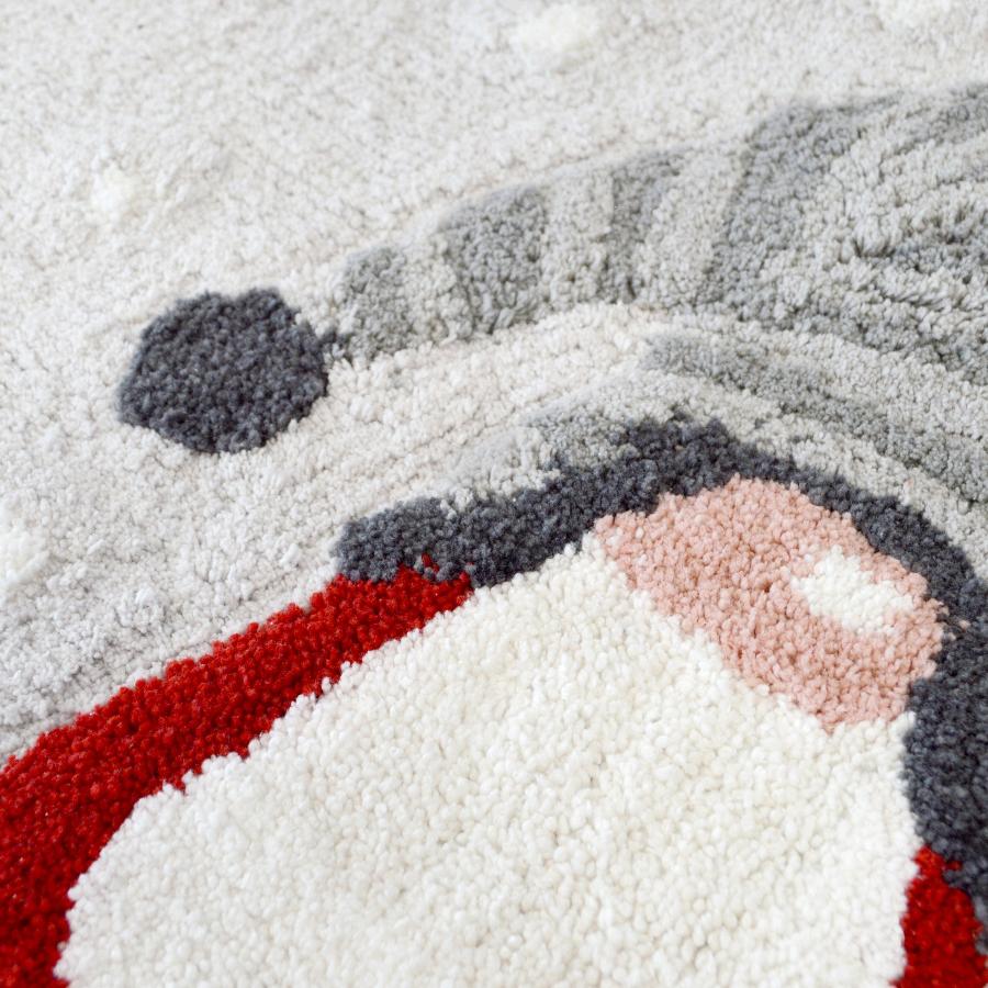 Super soft luxury Gonk Bath Mat - Grey Christmas Rug