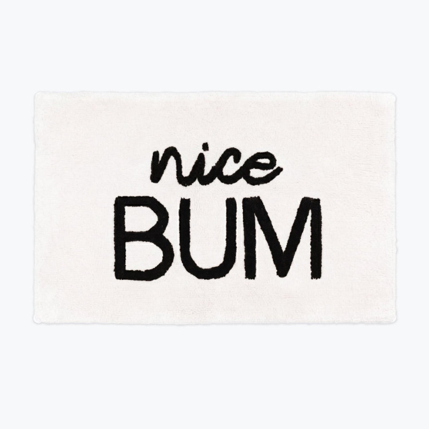 Nice Bum Bath Mat - Funny Slogan Bathroom Mats