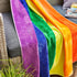Cabana Stripe Large Beach Towel - Colourful Rainbow