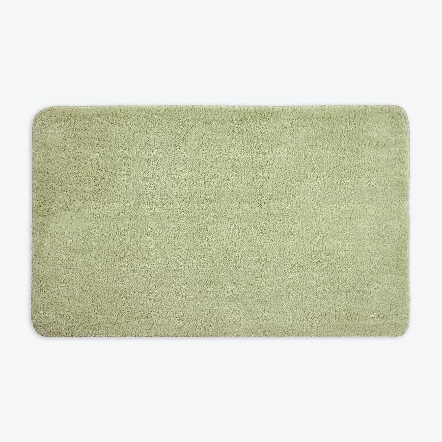 sage green microfibre bath mat