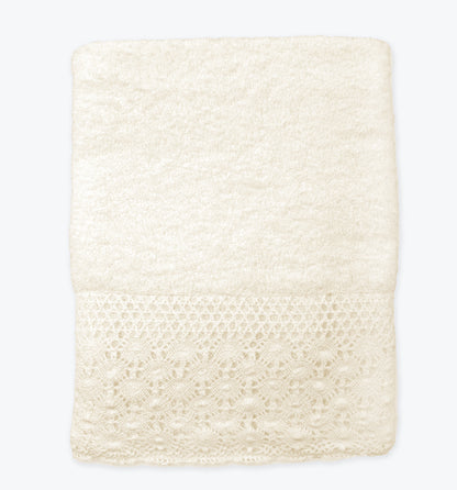 Victorian Crochet Edged Towels