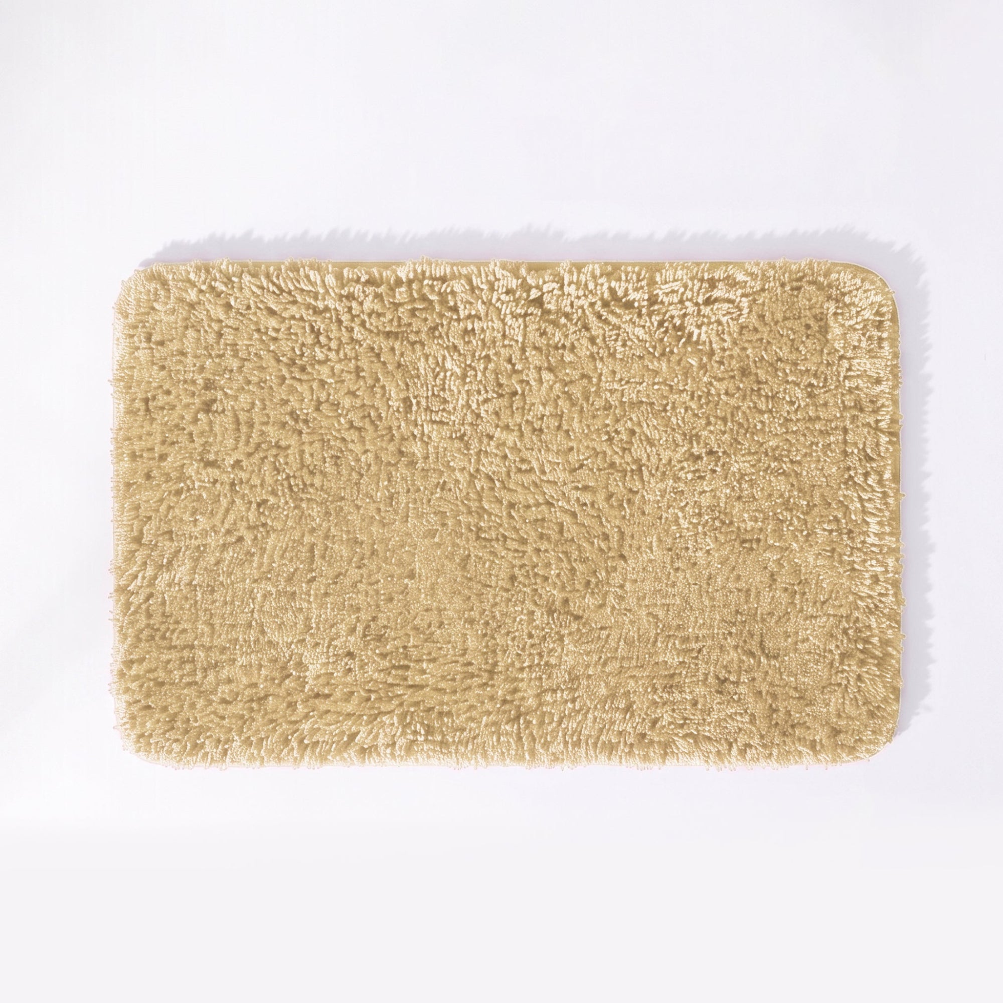 Beige Microfibre Bath Mat - Premium Bathroom Rug