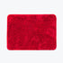 Red bath mat, small sized microfibre sparkle design.