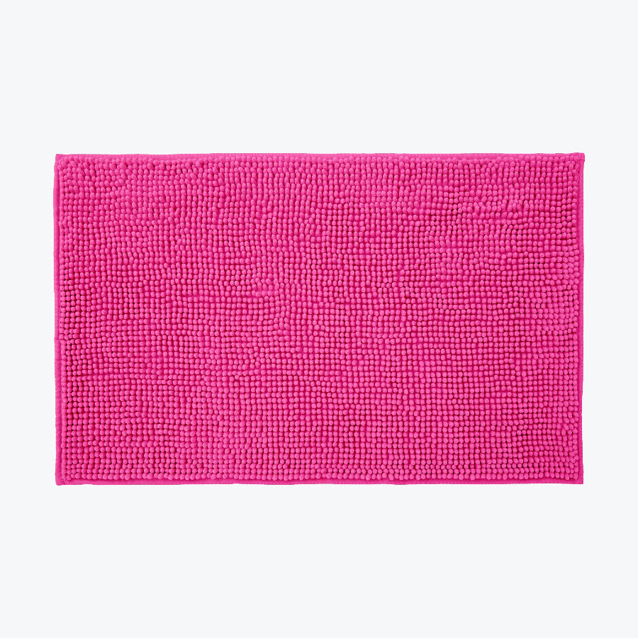 Fuchsia pink non slip bath mats