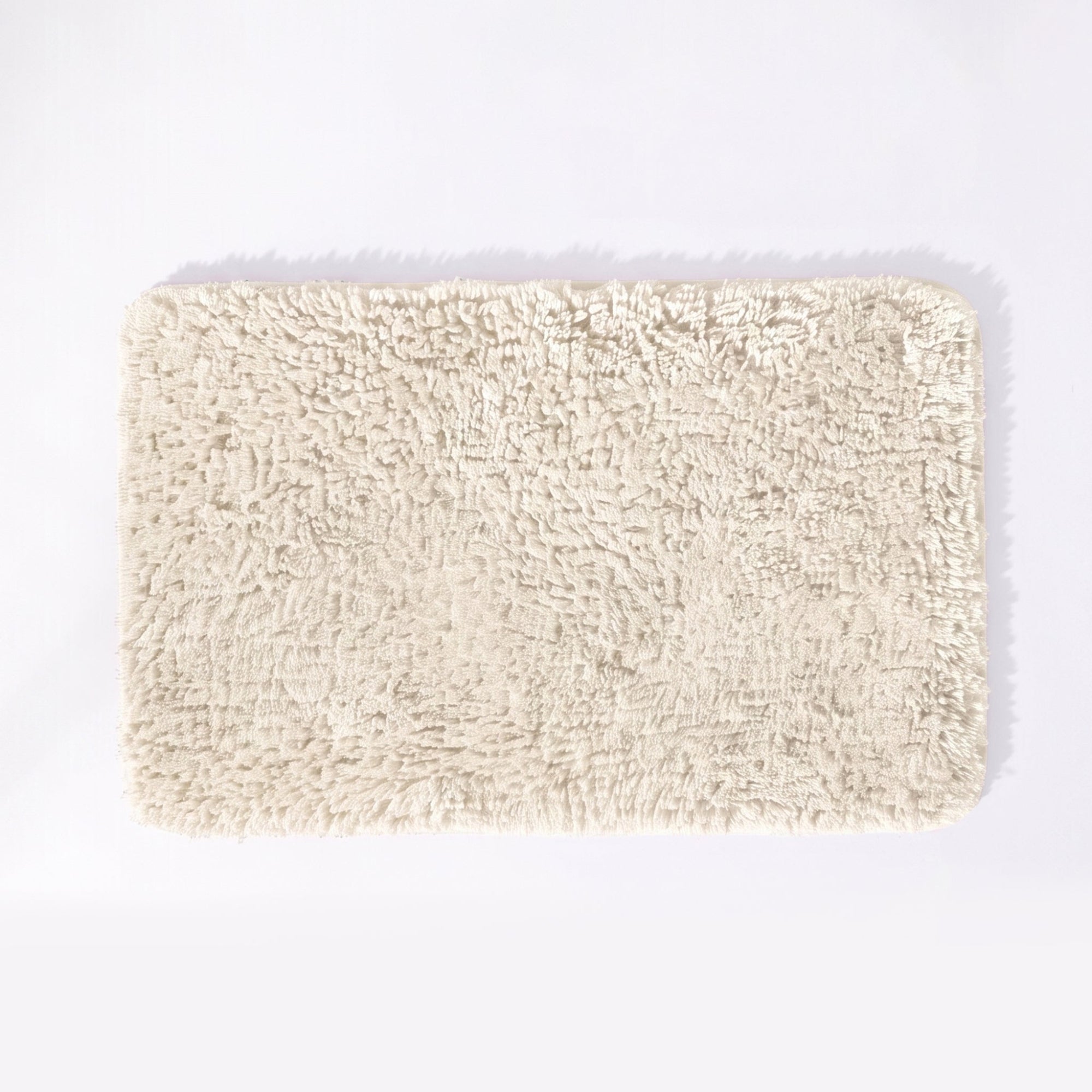 Cream Microfibre Bath Mat - Premium Bathroom Rug