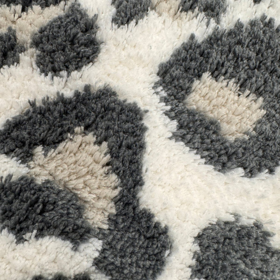 Monochrome Leopard Print Bath Mat - Super Soft and Absorbent
