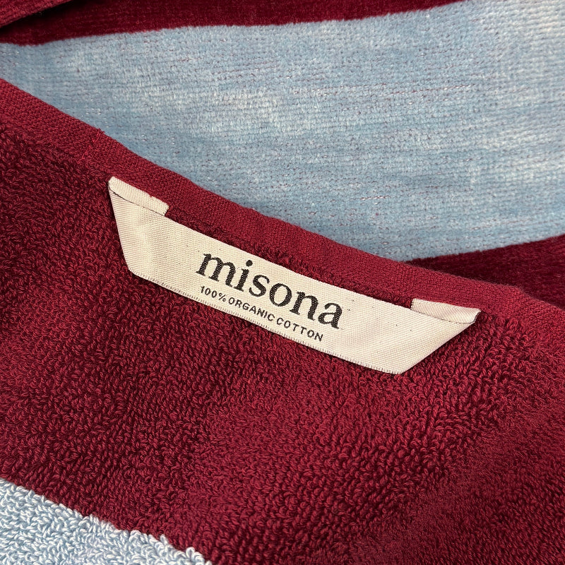 Large Organic Cotton Striped Beach Towel
