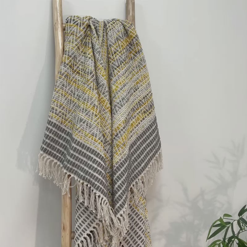 Arizona Zig Zag Heavyweight Herringbone Throw