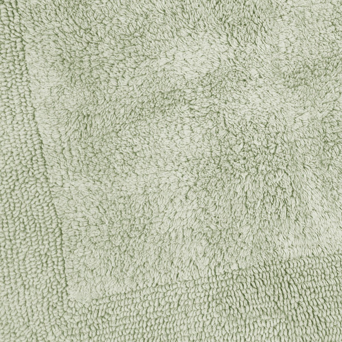 sage green cotton bath mats