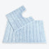 Baby Blue Bathroom Set - 2pc Bath Mat and Pedestal Mat
