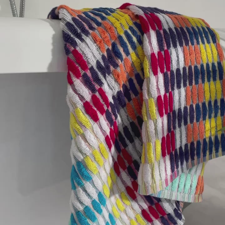 Popcorn Textured Recycled Cotton Towels