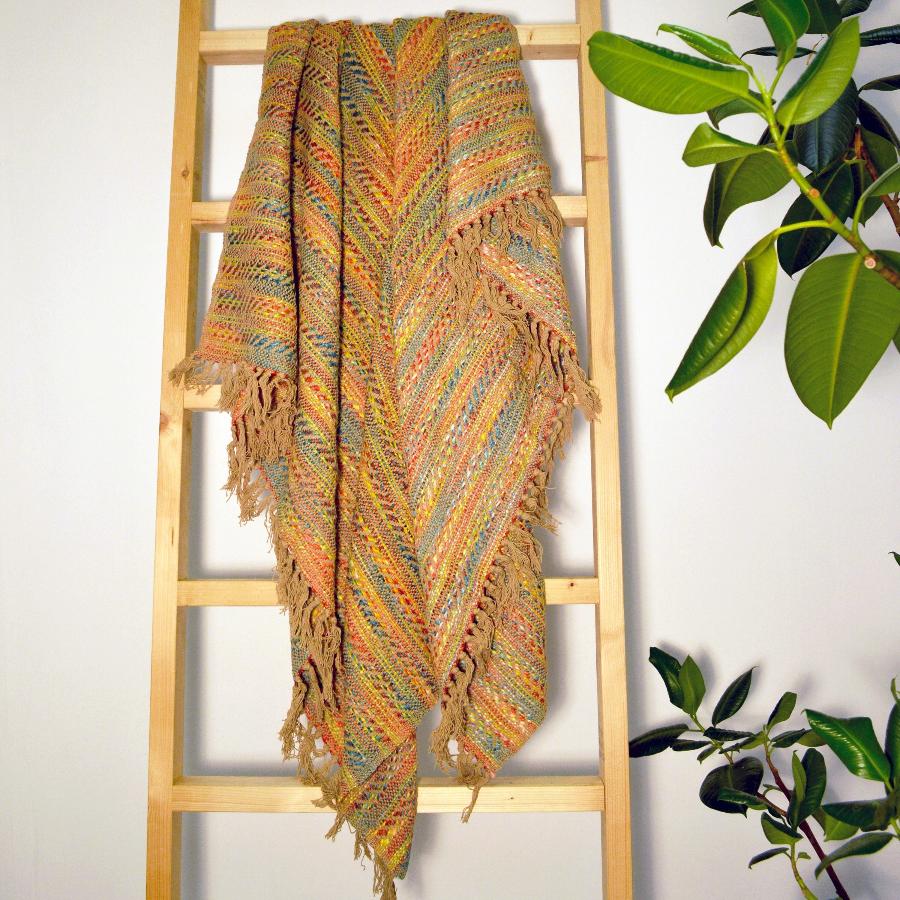 Rainbow Colourful Banjara Throw