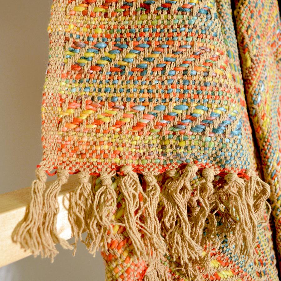 Colourful Banjara Throw With Tassels