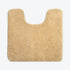 Beige pedestal mat, luxury microfibre.