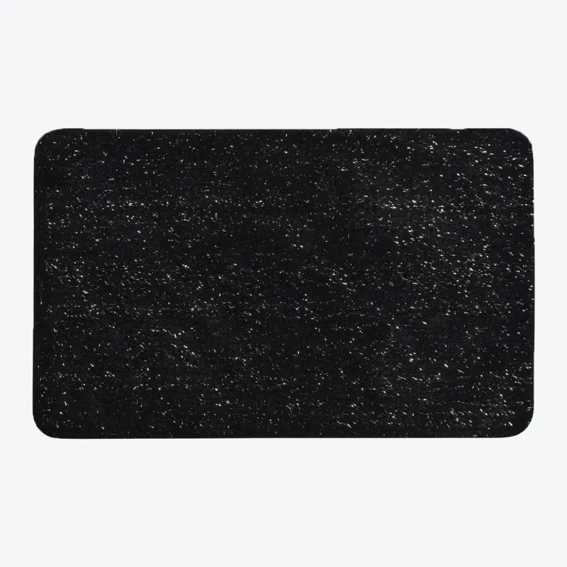 Black Sparkly Bath Mat
