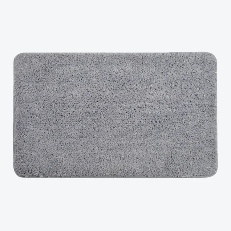 Grey Sparkly Bath Mat - Super Soft