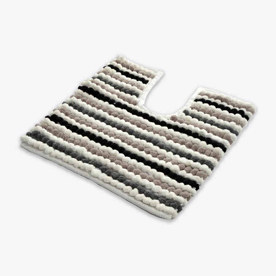 Chunky Bobble Pedestal Mat in California Stripe