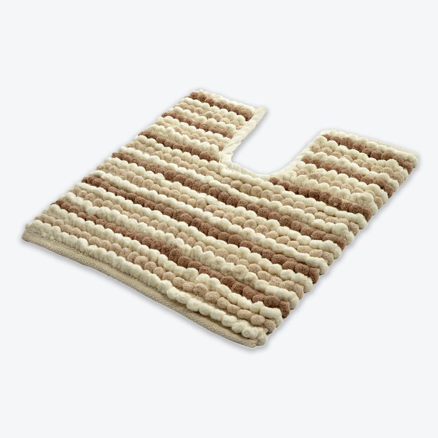 Chunky Bobble Pedestal Mat in California Stripe