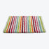 Multibright rainbow colourful chunky bobble bath mat - luxury multicolour bathroom rug super thick and absorbent