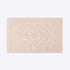 Blush Pink Country House Bath Mat - Textured Cotton Rug