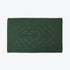 Dark Green Country House Bath Mat - Textured Cotton Rug