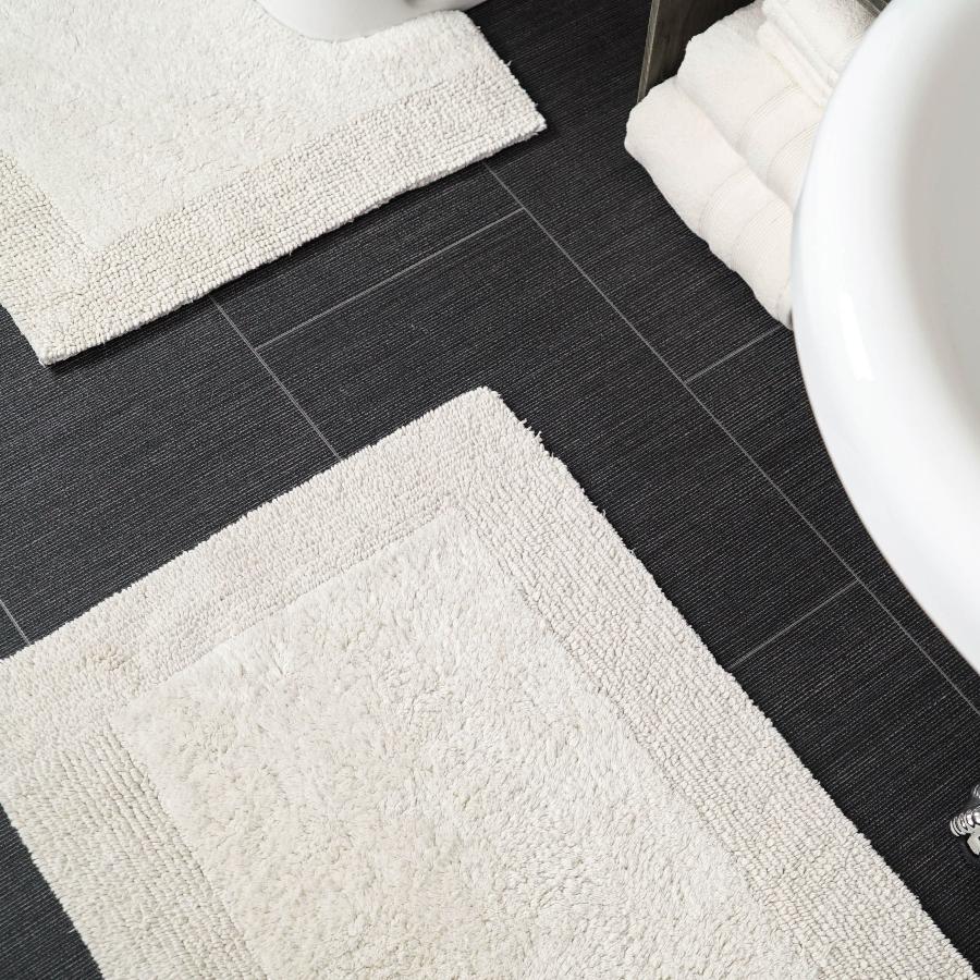 Elegance Cotton Reversible Bath Mat - Allure Bath Fashions