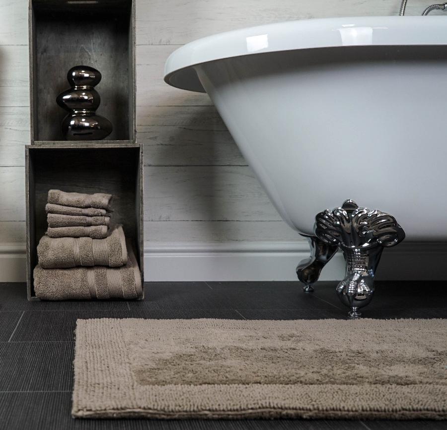 Elegance Cotton Reversible Bath Mat - Allure Bath Fashions