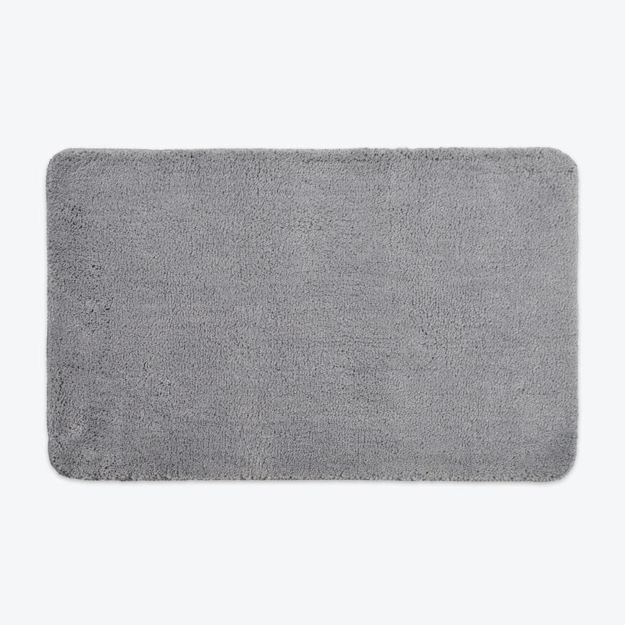 Dove Grey Microfibre Bath Mat - Premium Bathroom Rug