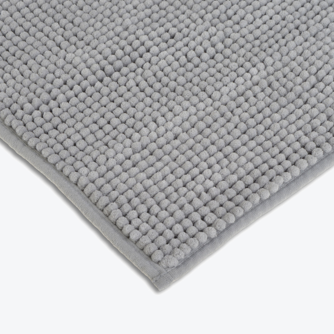 Chenille Bobble Bath Mat - Super Soft Microfibre & Non-Slip
