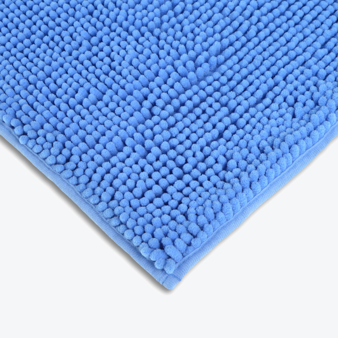 Chenille Bobble Bath Mat - Super Soft Microfibre &amp; Non-Slip