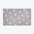 Grey geometric patterned bath mat