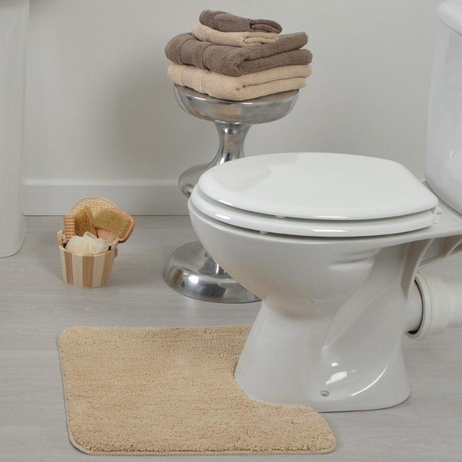 Microfibre Non-Slip Luxury Toilet Pedestal Mat - Allure Bath Fashions