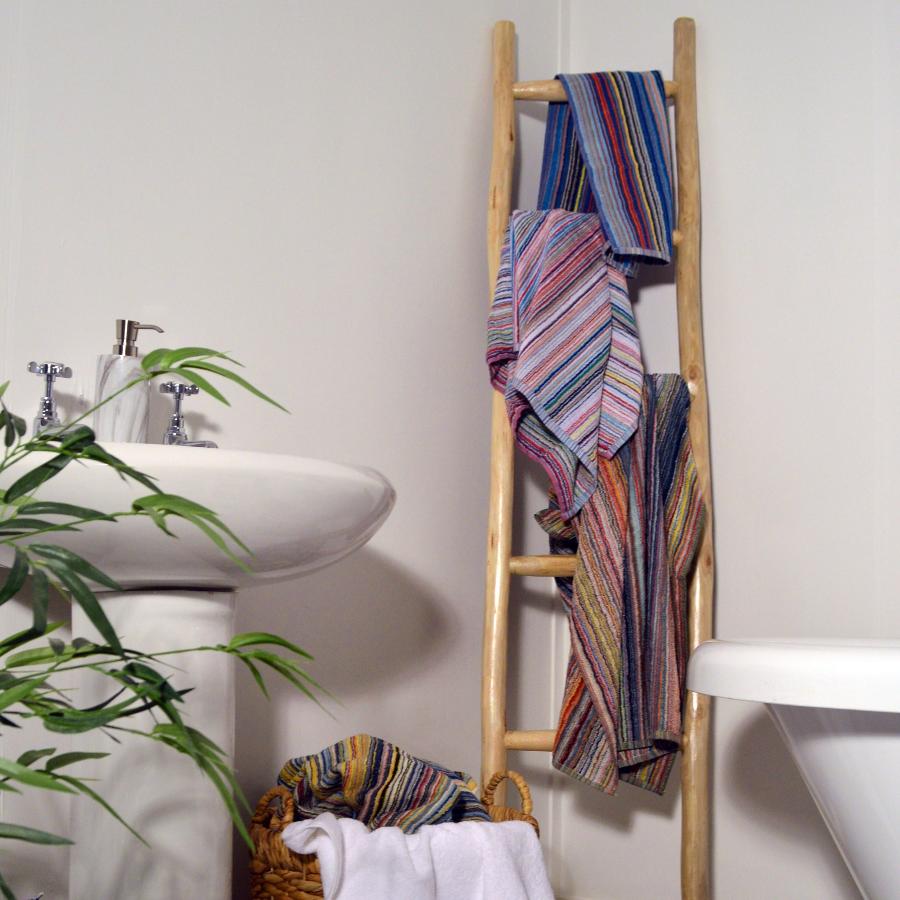Recycled Cotton Towels - Unique Multicoloured Finish