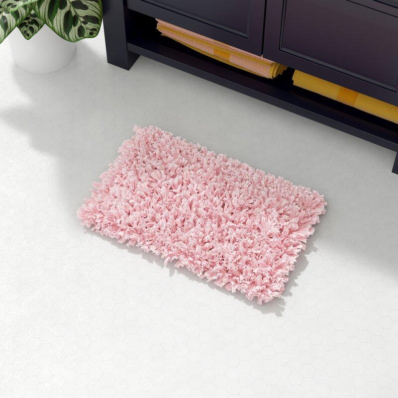 Ruffle Bath Mat with Shaggy Deep Pile - Allure Bath Fashions