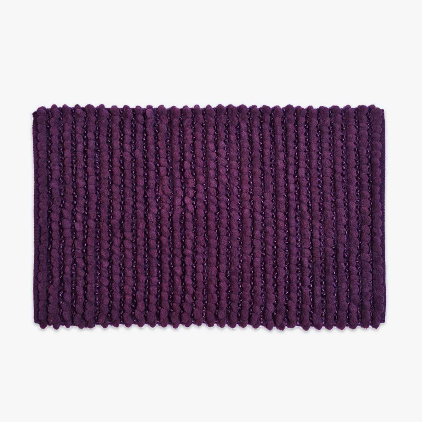 Purple Sparkle Bath Mat - Chunky Bobbles