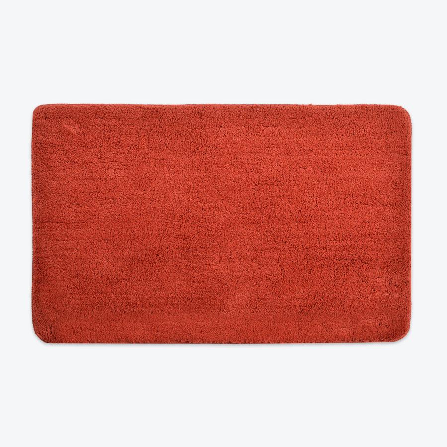 Terracotta Microfibre Bath Mat - Premium Bathroom Rug