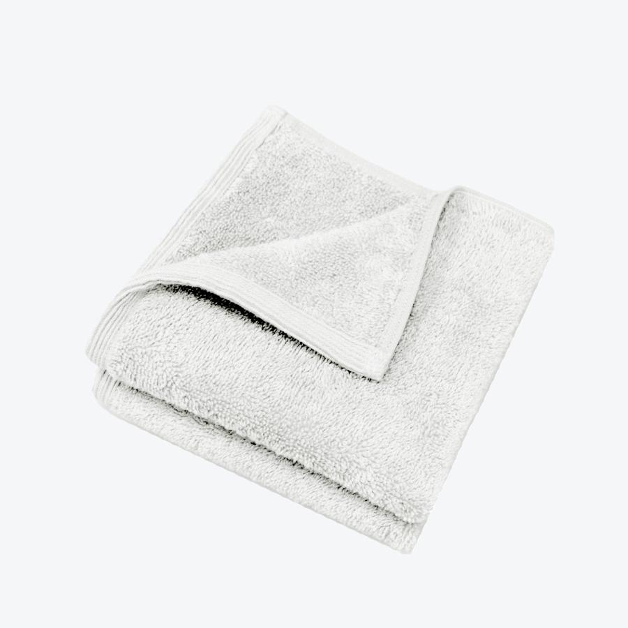 White bamboo face cloths for cleaning your face.