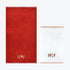 Festive Christmas Towel Set - Red White Santa 2pc Towels