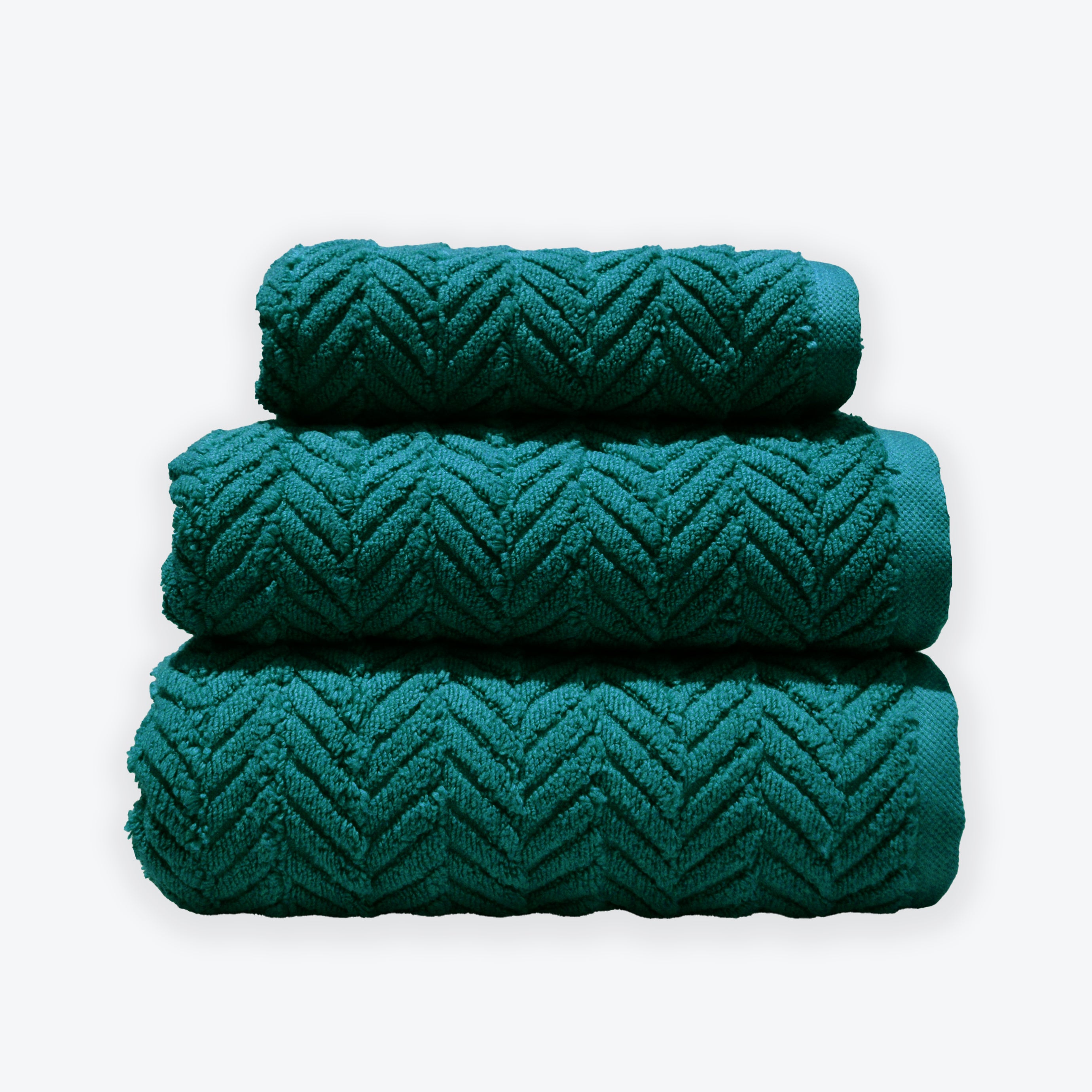 Ultra Soft Zero Twist Chevron Towel Set