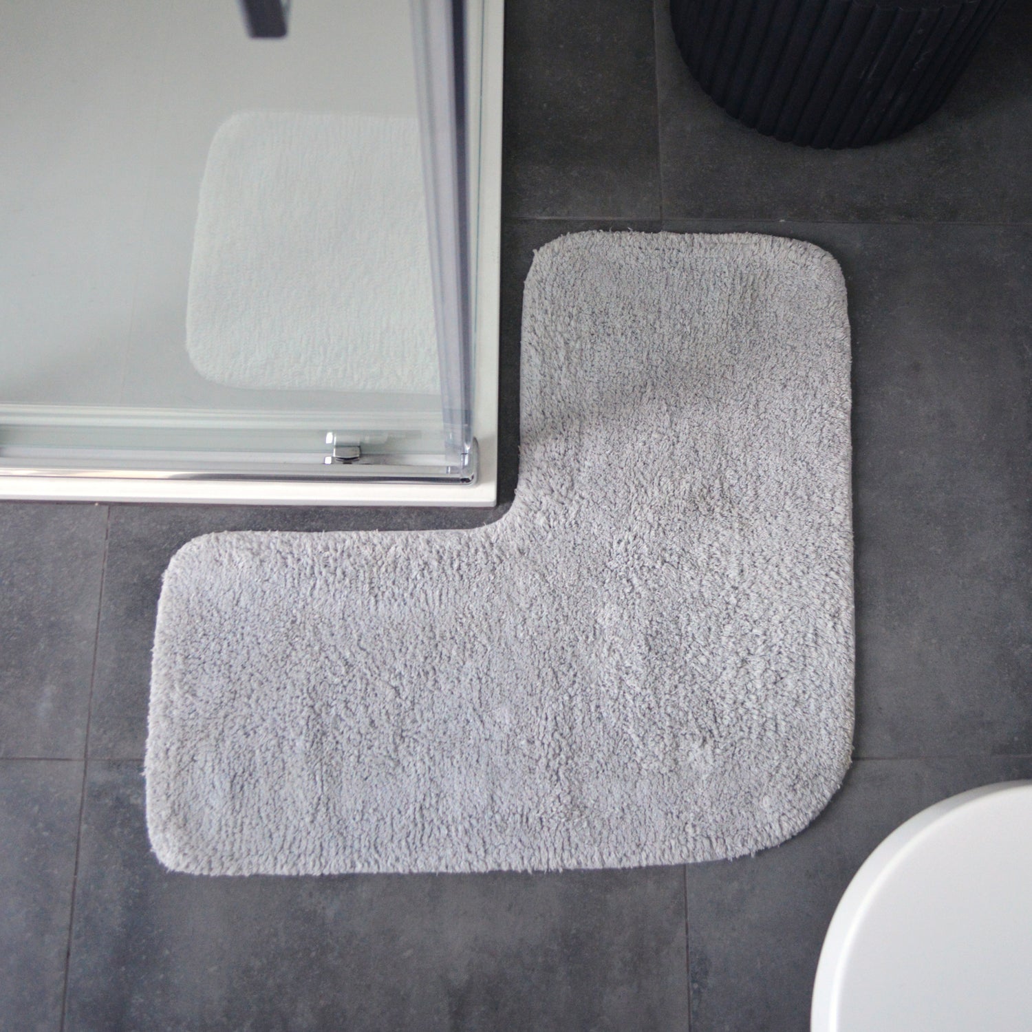 corner shaped shower mat, L-Shaped bath mat