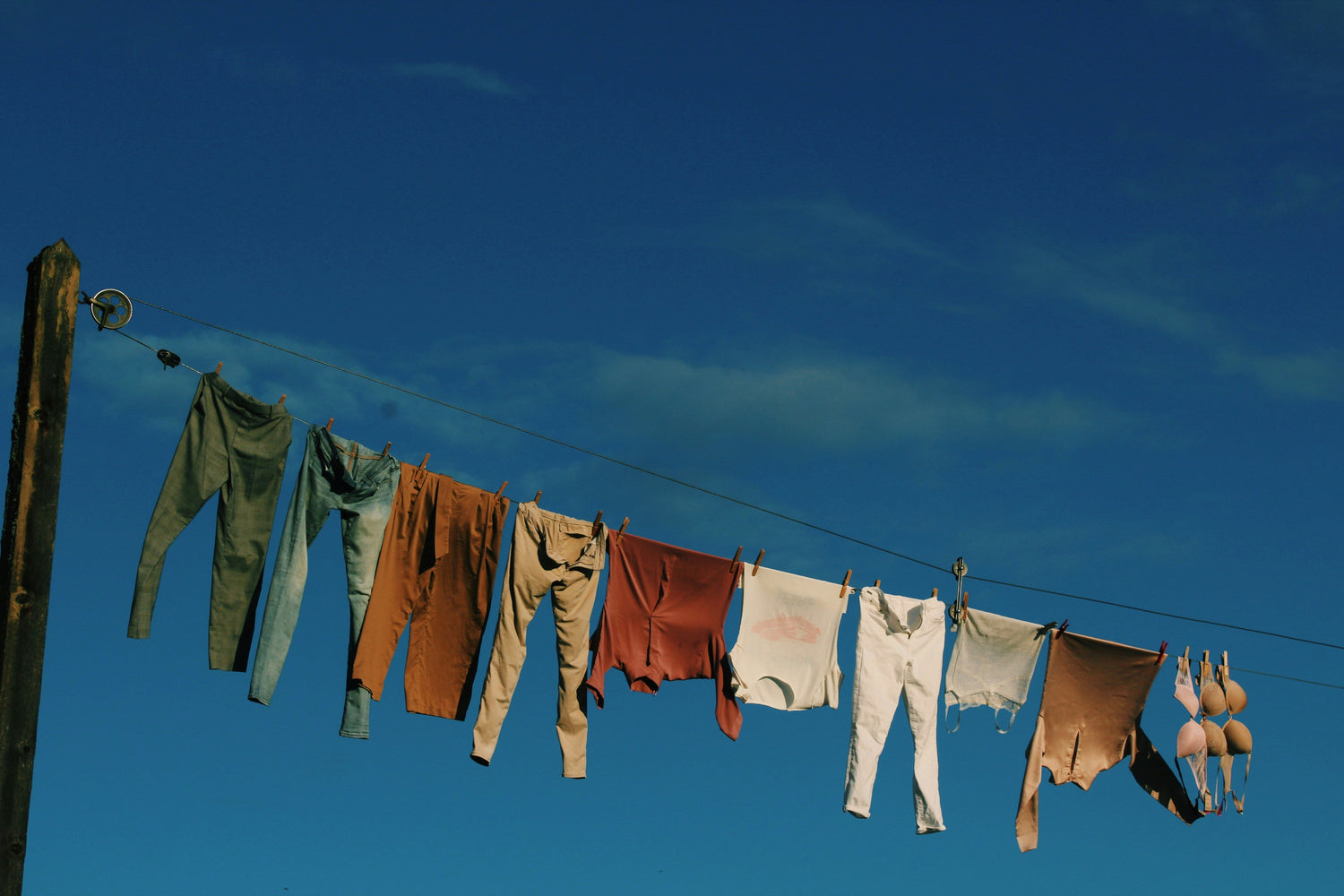 When to start drying washing outside.