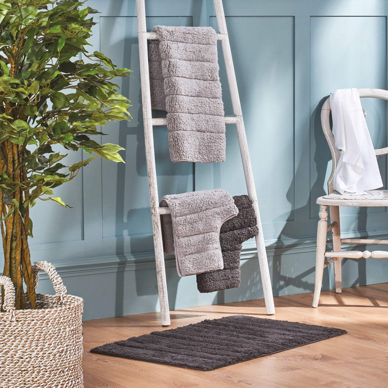 Bath mat sets for the bathroom - two piece bath mat and pedestal mats.